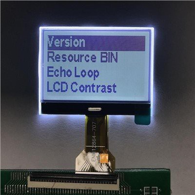 LCD-modul med baggrundsbelysning